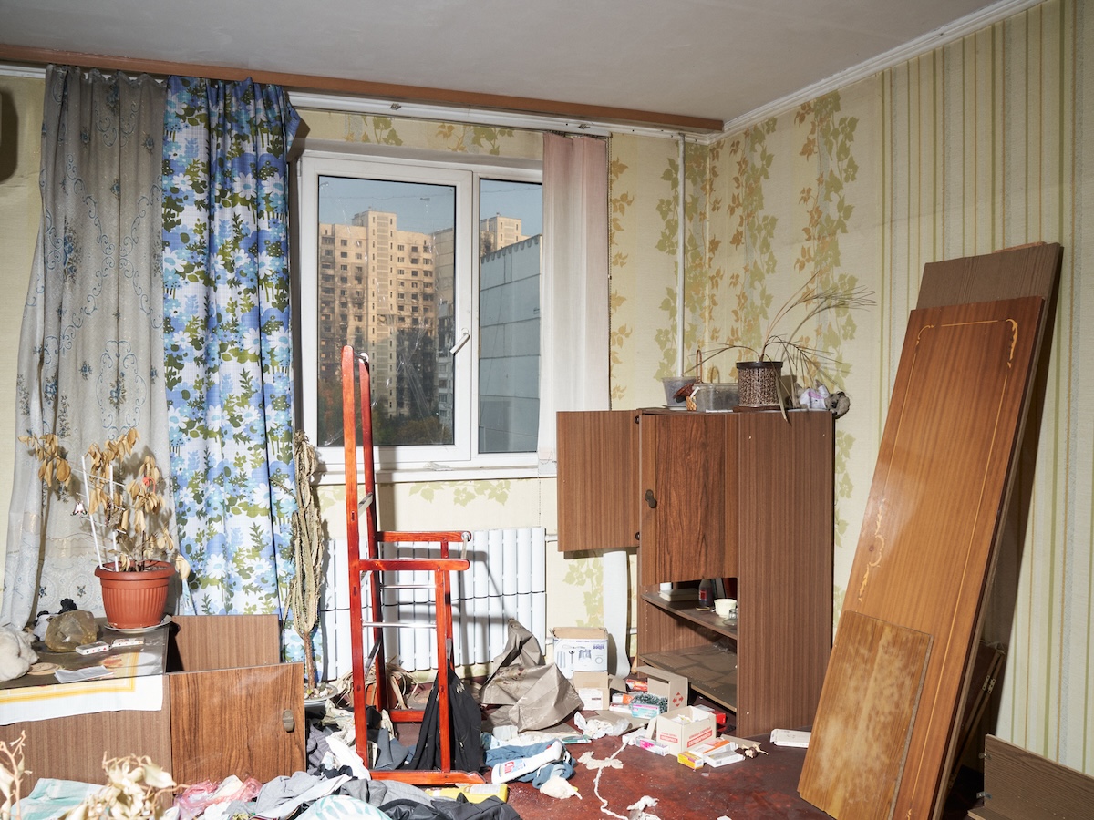 Verlassene Wohnung in Bezirk Piwnitschna Saltiwka, Charkiw / Foto © Christopher Nunn