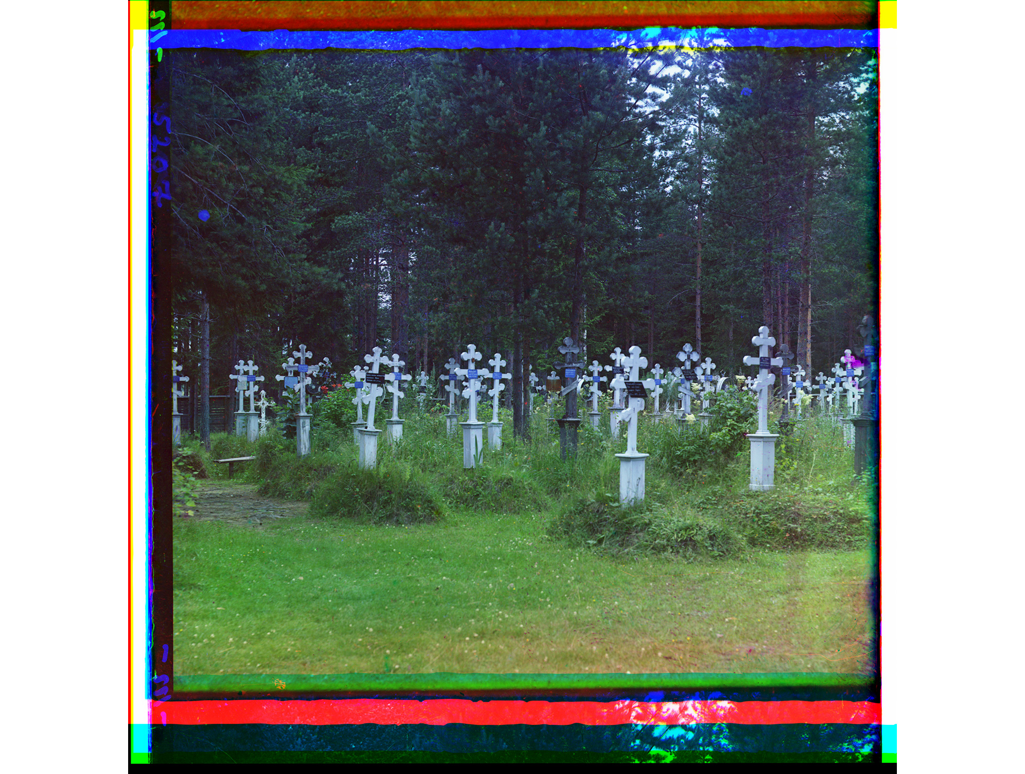 Friedhof des Uspenski-Klosters, 1909