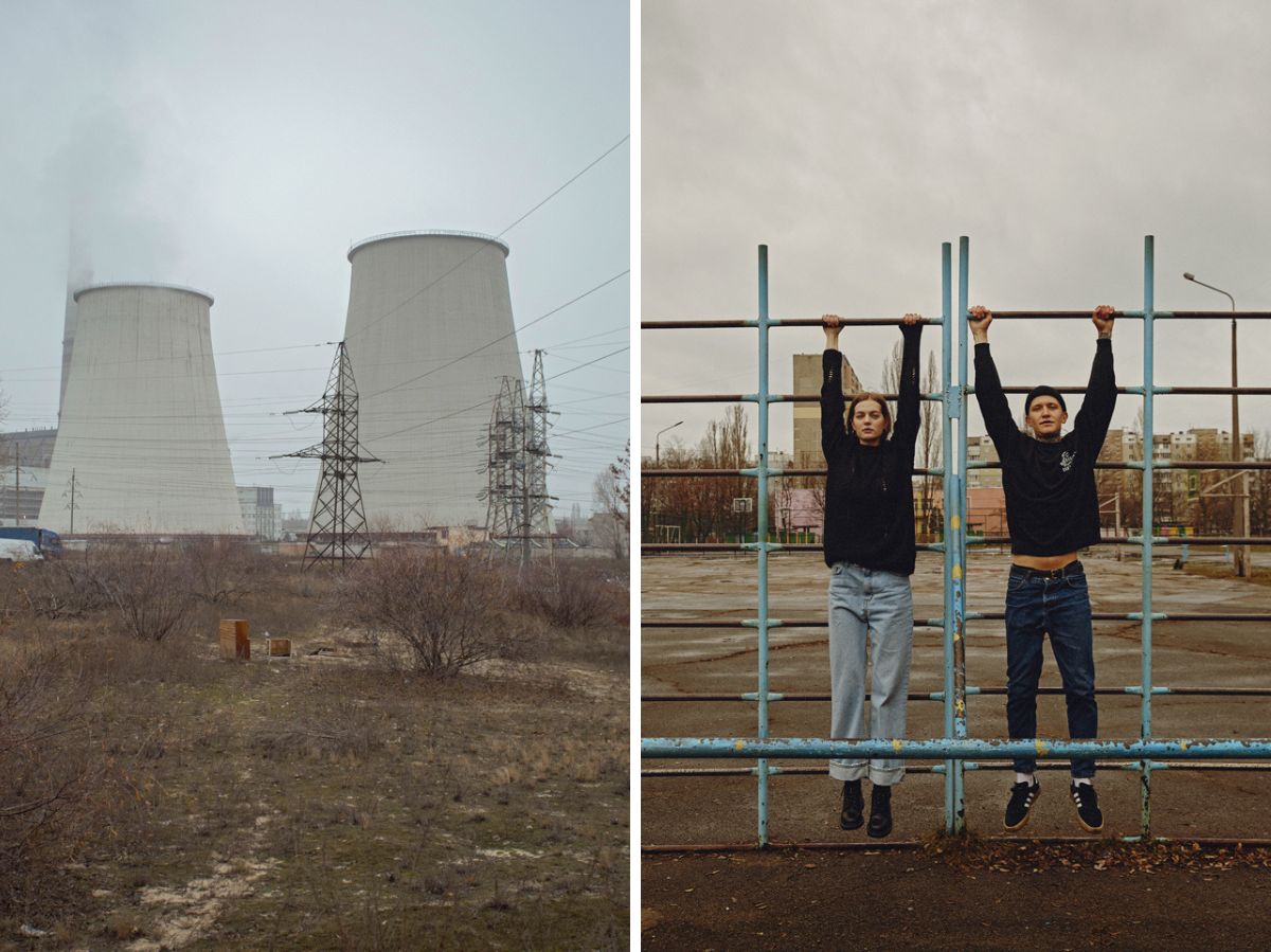 Wärmekraftwerk am Nordrand von Trojeschtschyna, November 2019 | Maria und Oleg, März 2021 / Foto © Marysia Myanovska
