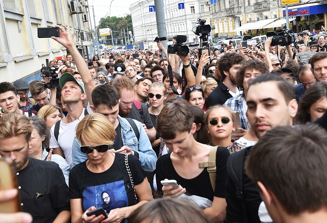 Die Unterstützung hilft Serebrennikow nicht – er bleibt unter Arrest / Foto © Irina Bursho/Kommersant