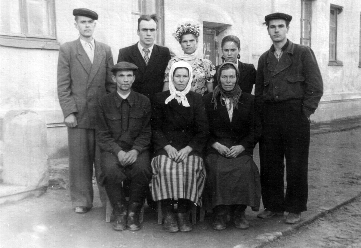 Ca. 1956 Minsk. Viktar Paŭloŭski and Maryja Lučyna. Aus dem Archiv von Aliaksandr Lučyna 