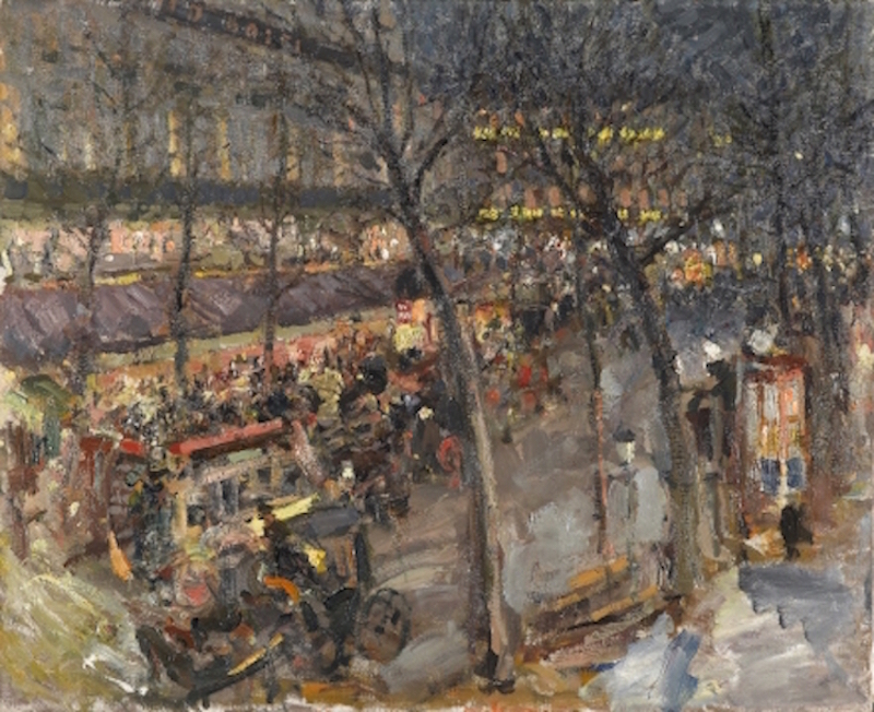 Konstantin Korowin, Paris. Café de la Paix (1906, Staatliche Tretjakow Galerie, Moskau)