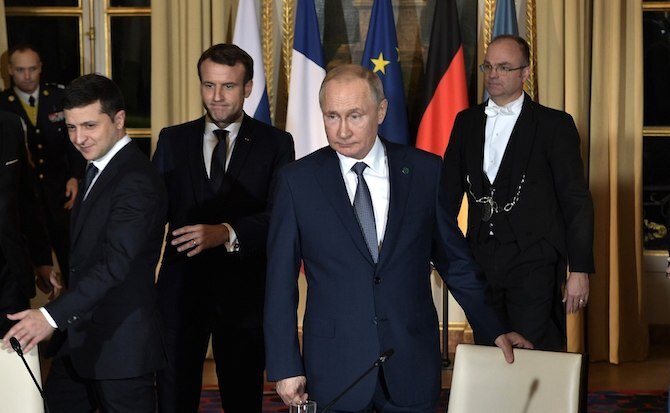 Putin hatte in Paris 2019 mit einem warmen Empfang gerechnet und eine kalte Dusche bekommen / Foto © kremlin.ru (CC BY 4.0)