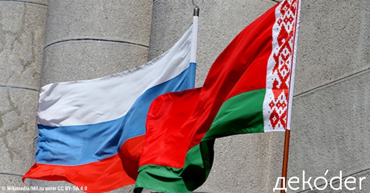 Die Beziehungen zwischen Belarus und Russland seit 1991  дekoder  DEKODER  Journalismus aus 