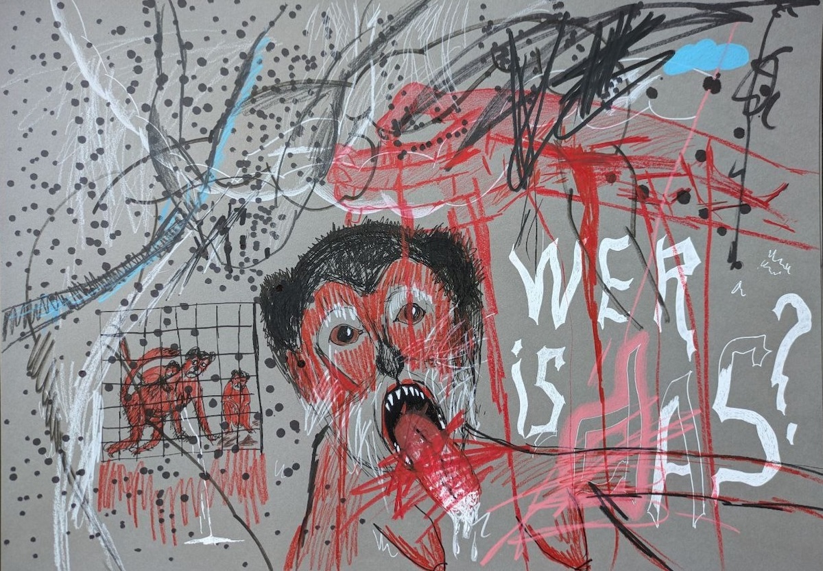 Aus dem Zyklus „Planet der Affen” / Illustration © Antanina Slabodchykava