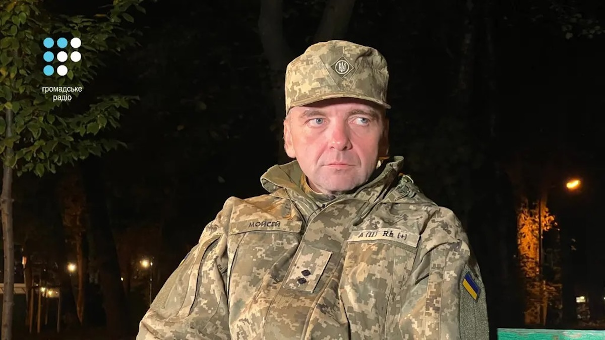 Maxym Butkewytsch kurz nach seiner Freilassung in Kyjiw, Foto © Ruslana Krawtschenko/Hromadske Radio