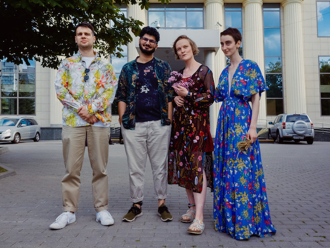 Wladimir Metjolkin, Armen Aramjan, Natalia Tyschkewitsch, Alla Gutnikowa von Doxa / © Doxa