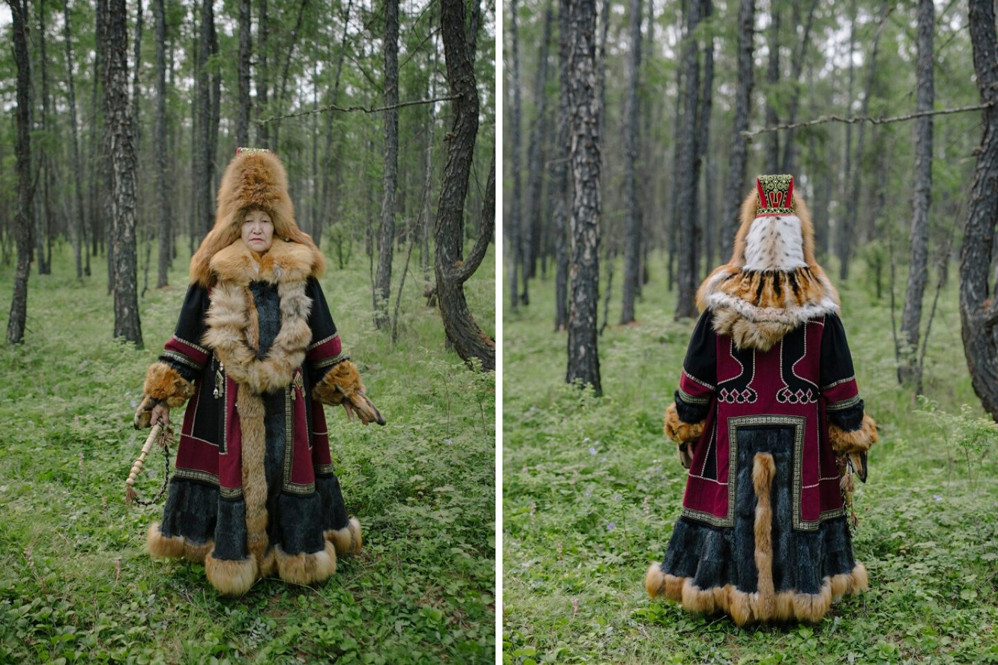 Die winterliche Nationaltracht ist immer mit Pelz verziert / Foto © Alexej Wassiljew