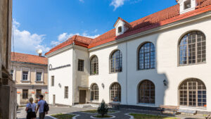 Das Gebäude der EHU in der Altstadt von Vilnius / Foto © EHU 